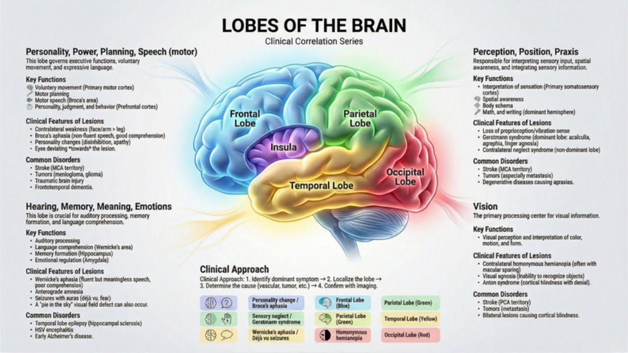 🧠 The Brain's Lobes Importance. 🧠