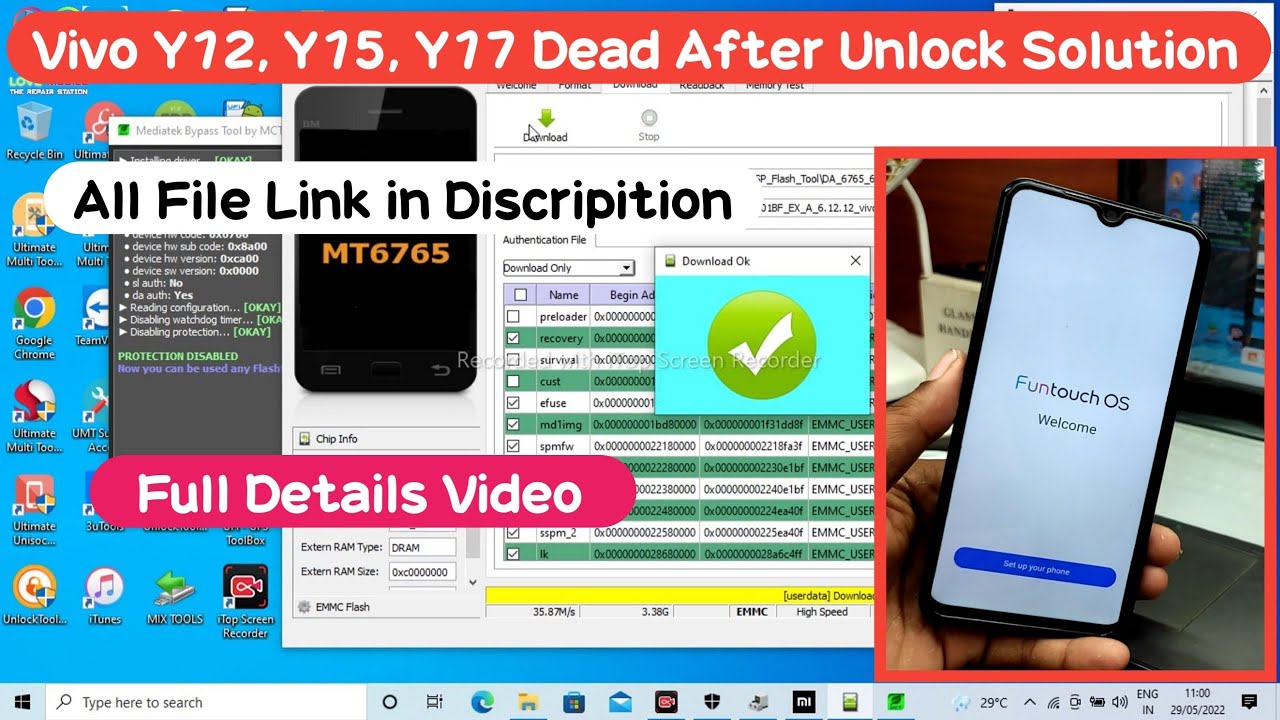 Vivo Y12 Dead After Unlock Problem Solution || Vivo Y12 Flashing Latest May 2022 #VivoY12Flashing