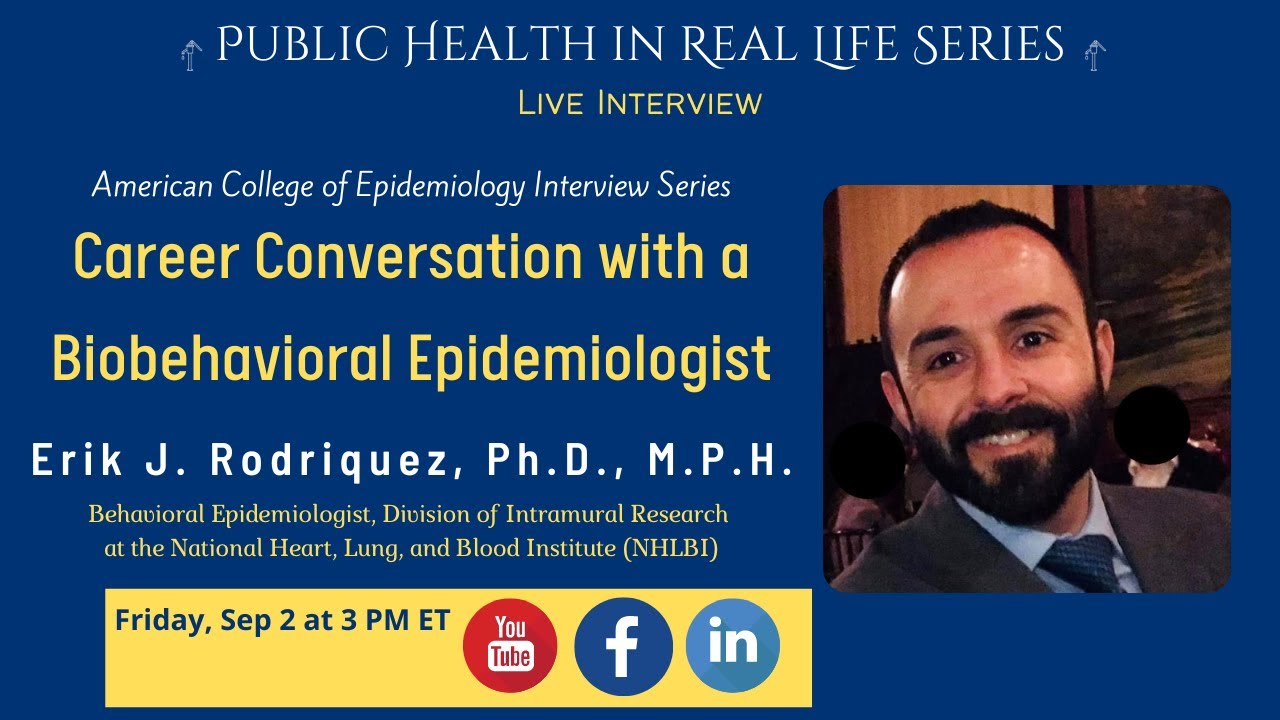 Career Conversation with a Biobehavioral Epidemiologist | Dr. Erik Rodriquez