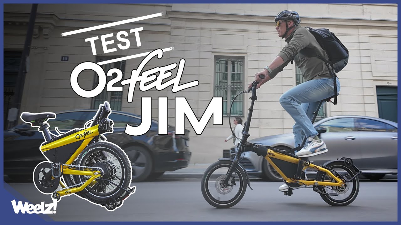 On a test&eacute; le v&eacute;lo pliant O2Feel JIM qui fait aussi powerbank