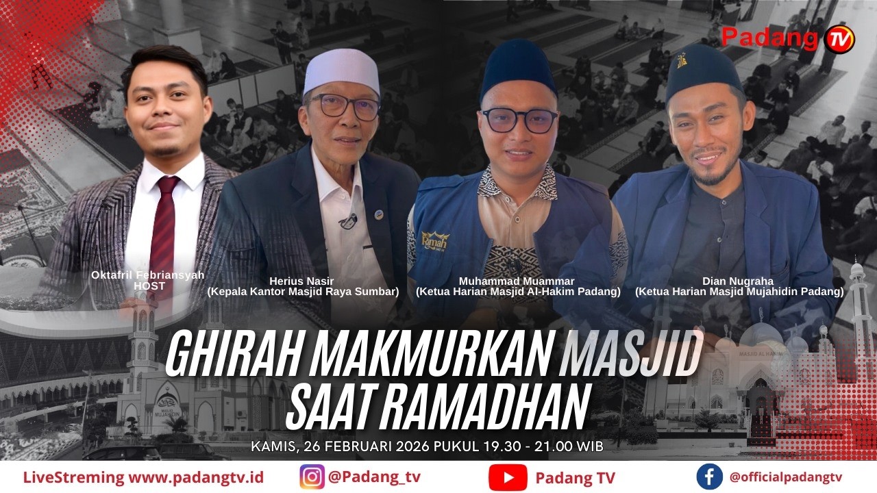 🔴 LIVE : Dialog Detak Sumbar - Ghirah Makmurkan Masjid Saat Ramadhan
