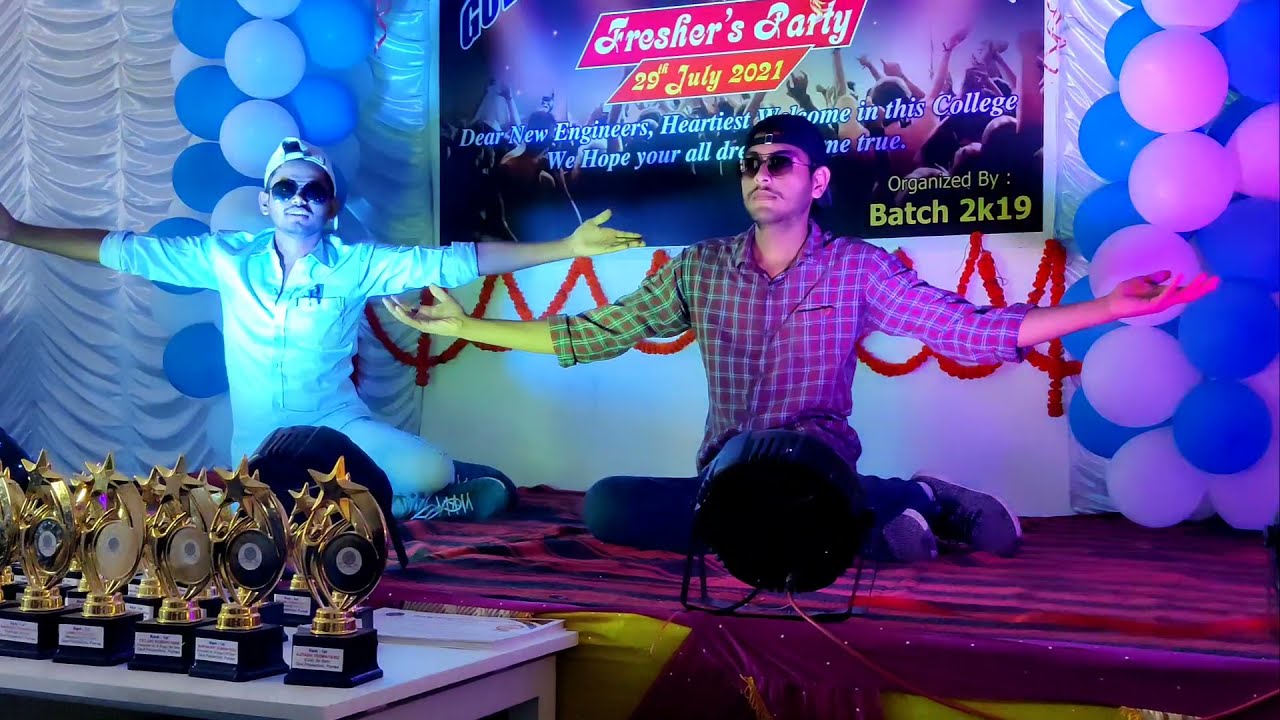 Gp purnea LAZY Dance Expressionless fresher party 2k20 |Aditya