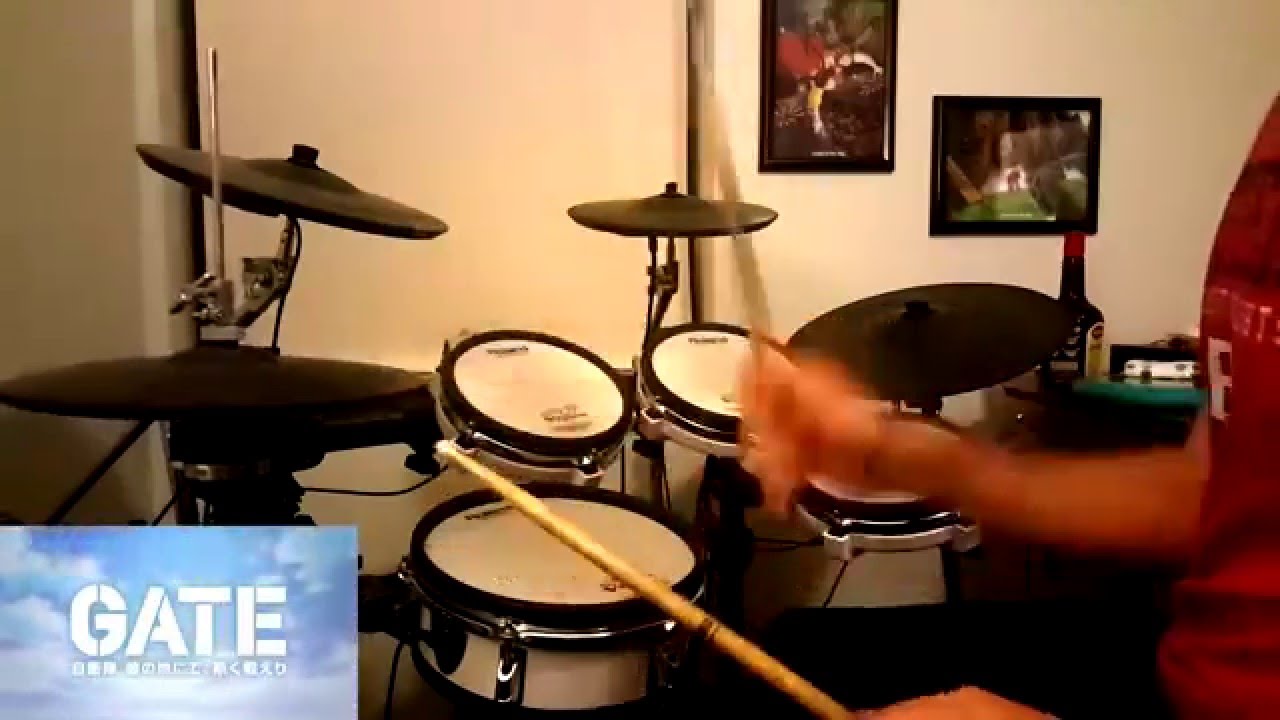 Gate II: Jieitai Kanochi nite, Kaku Tatakaeri OP - Drum Cover