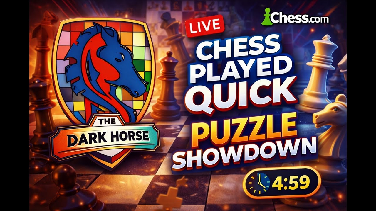 LIVE 🔴 Chess Puzzle Showdown TOURNAMENT | Fast Games on Chess.com ♟️