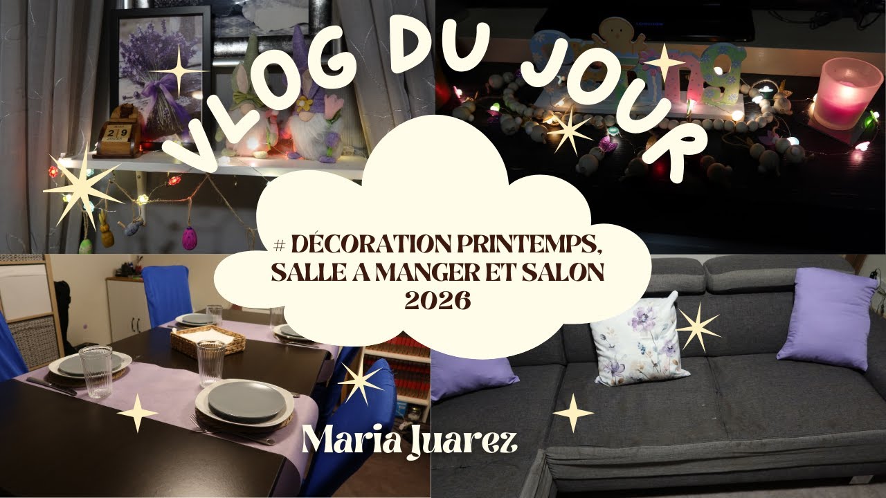 Décoration printemps, salle à manger et salon 2026