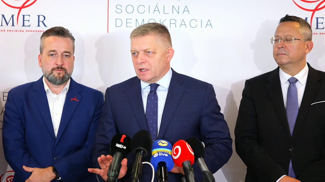 Brífing predsedu strany SMER-SD Roberta Fica po Pracovnom sneme