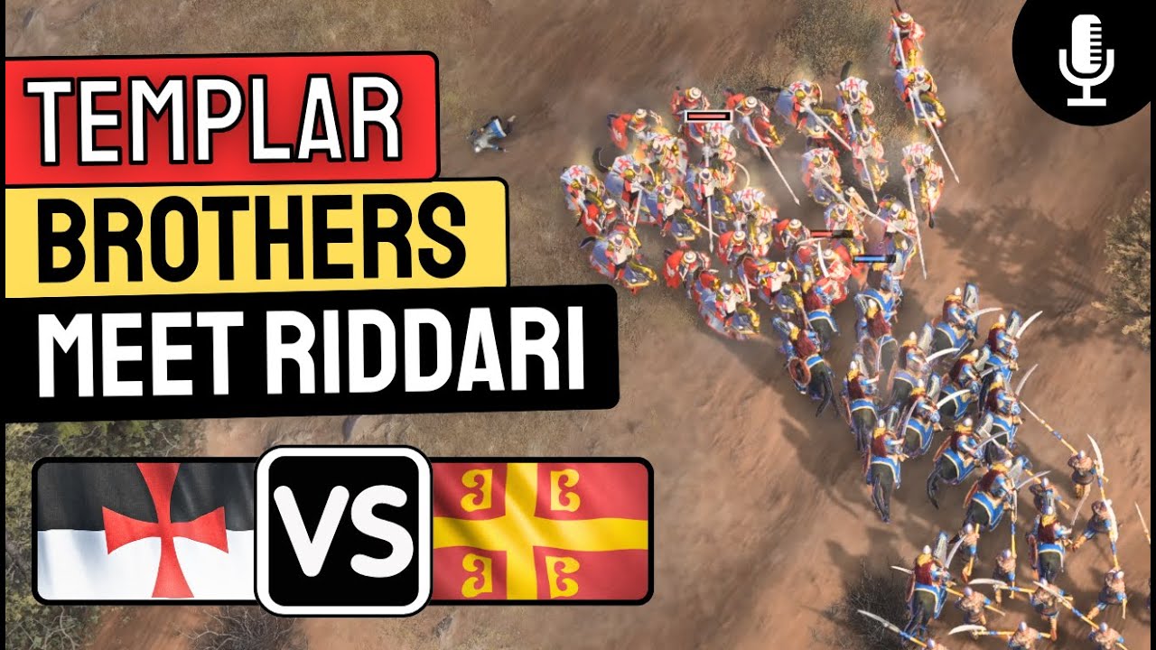 When Templar Brothers Meet Riddari In Aoe4