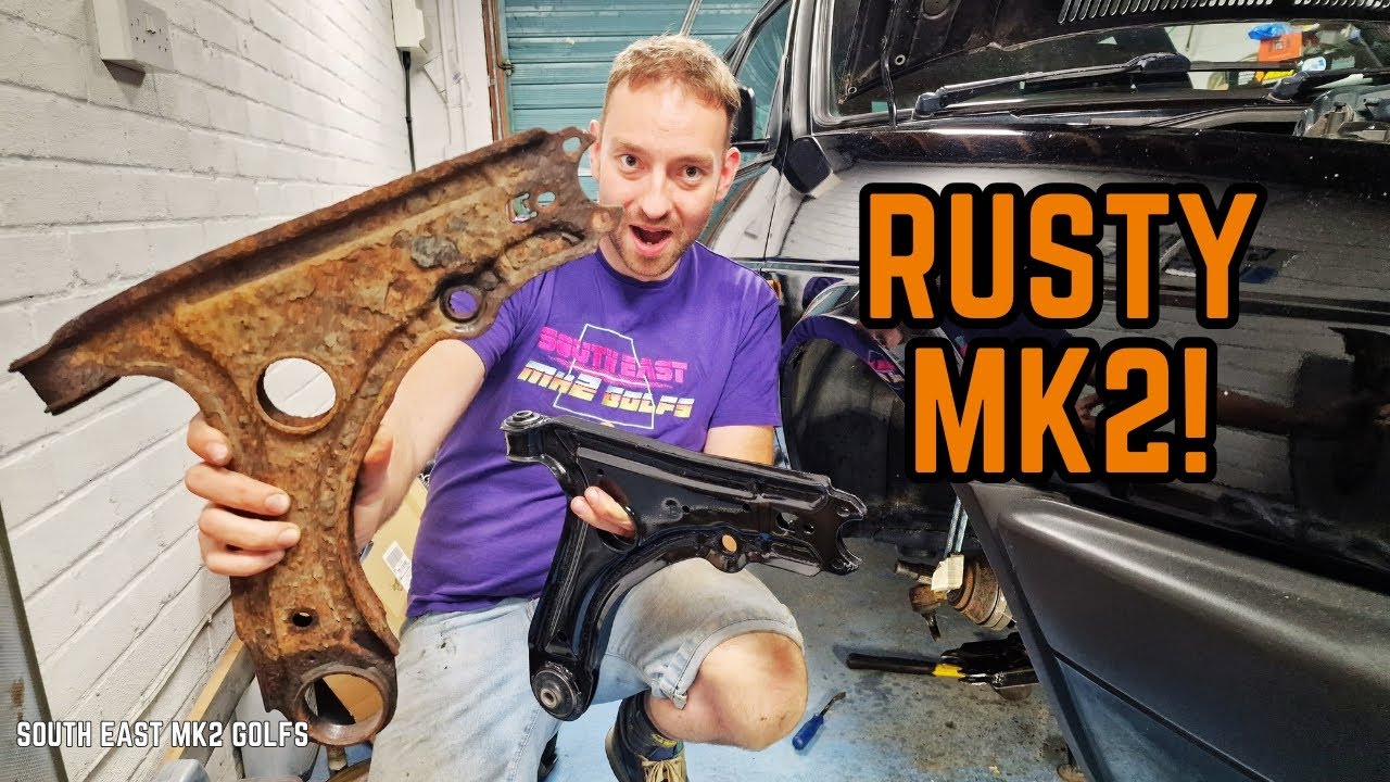 R32 MK2 Golf Control Arms And Bushes Makeover: From Rusty To New