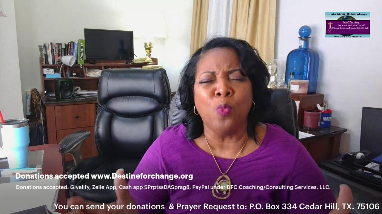 Live with Restream, Walking in the Scripture & Speak the Truth Bible Study, 01.13.25