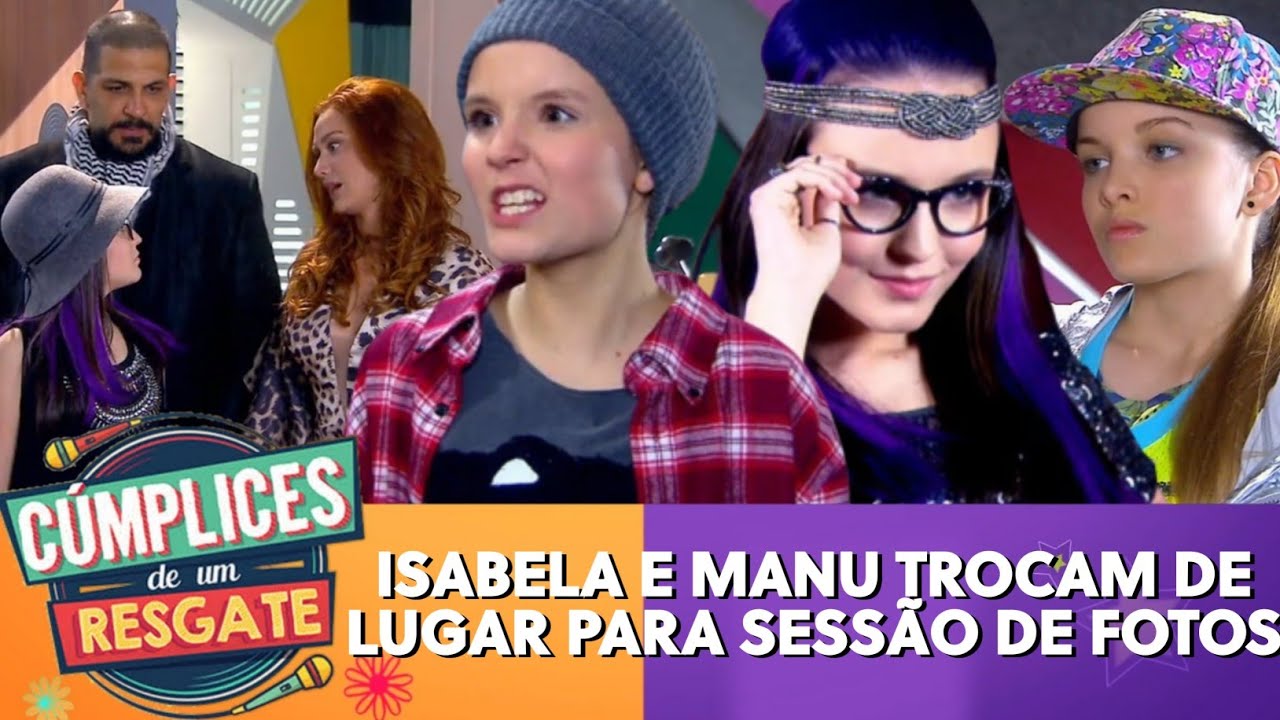 Isabela e Manuela trocam de lugar para sessão de fotos | Cúmplices De Um Resgate