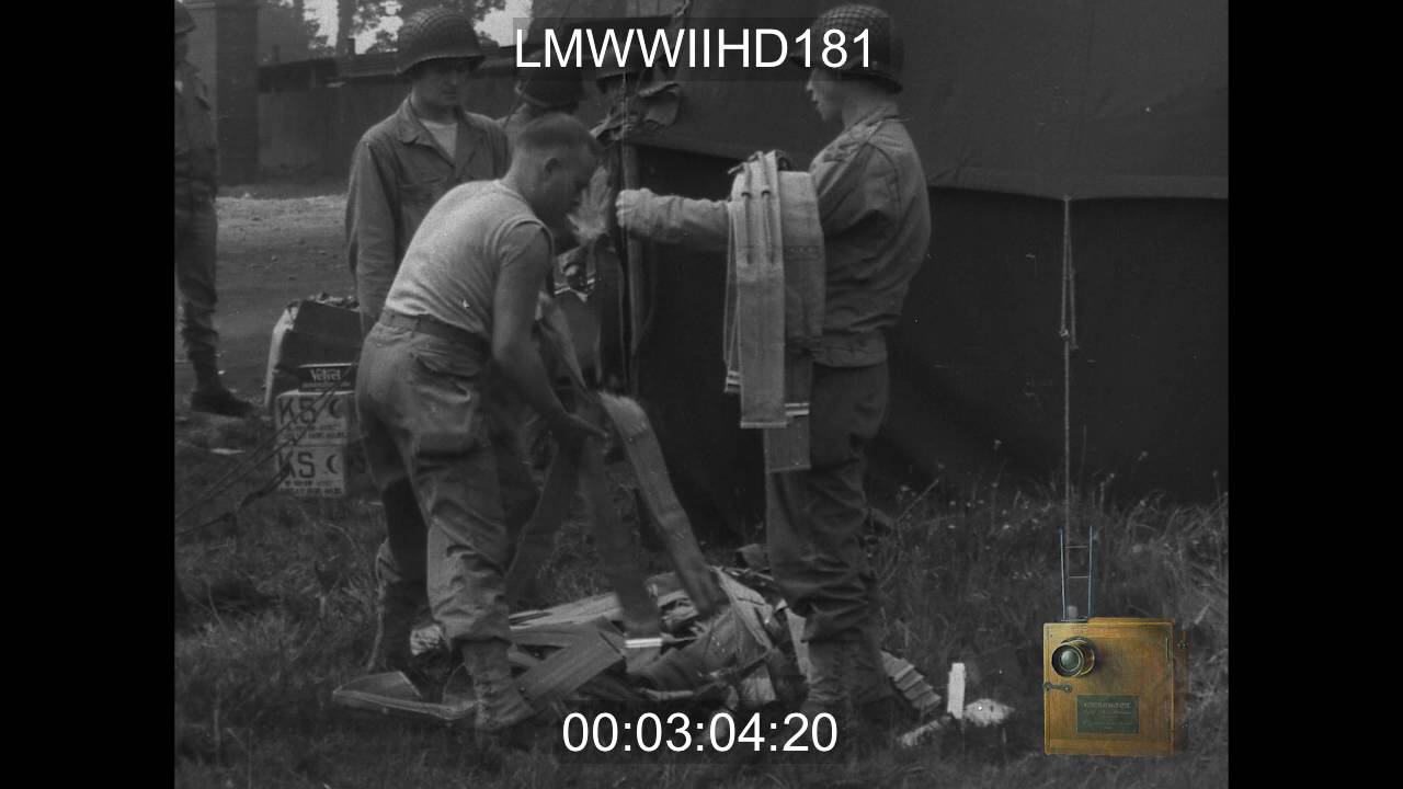 ISSUING LIFEBELTS AND RATIONS TORQUAY, ENGLAND; CONFERENCE, ENGLAND; ONE WEEK'S PX RAT - LMWWIIHD181