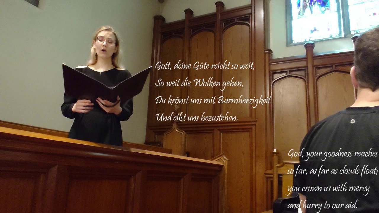 RPC Chorister Offering - Bitten (Gellert Lieder) - Beethoven - sung by Julia Frodyma