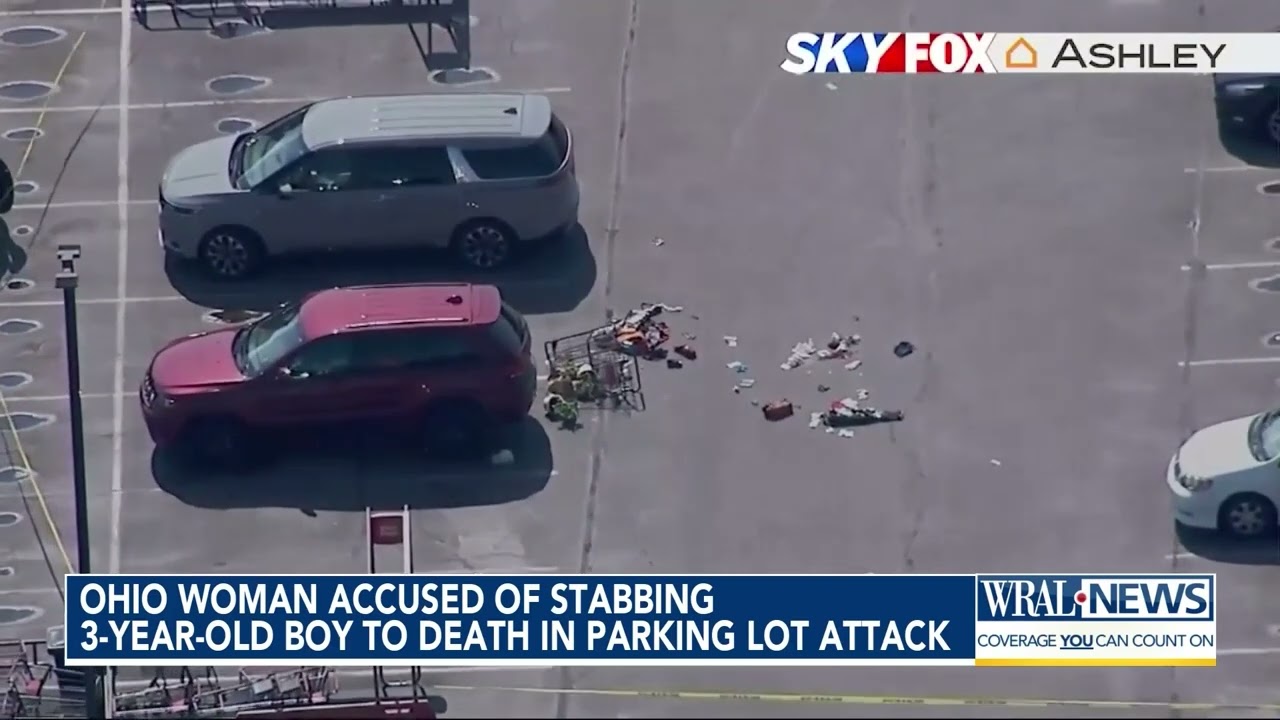 Police: 3-year-old dies in random stabbing in Ohio grocery parking lot
