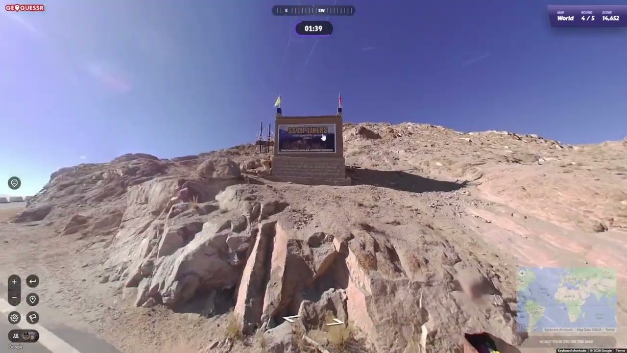 GeoGuessr Daily Challenge - 21 February - Very Difficult Rounds