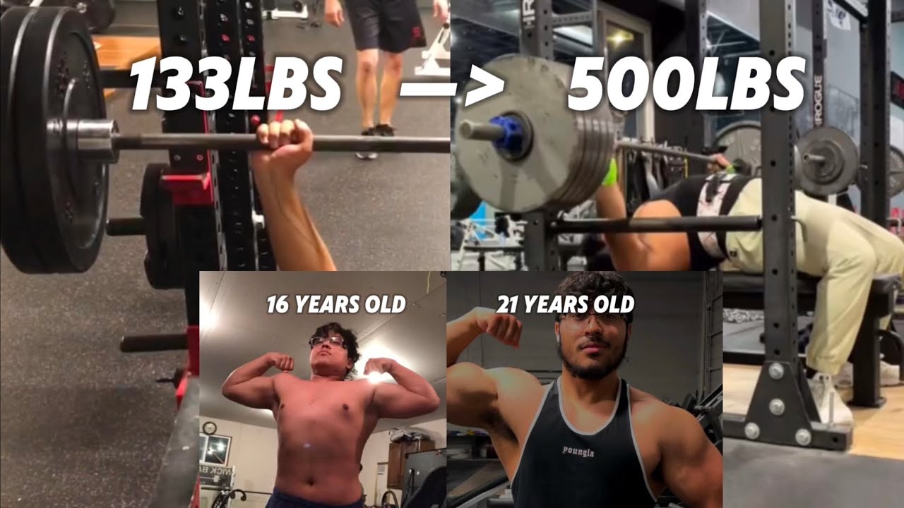 NATURAL 5 YEAR BENCH TRANSFORMATION 115LBS-500LBS
