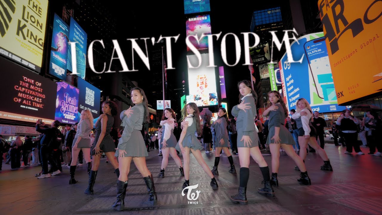 [KPOP IN PUBLIC | TIMES SQUARE | ONE TAKE] TWICE (트와이스)- &lsquo;I Can&rsquo;t Stop Me&rsquo; OT9 | Dance Cover by EROS