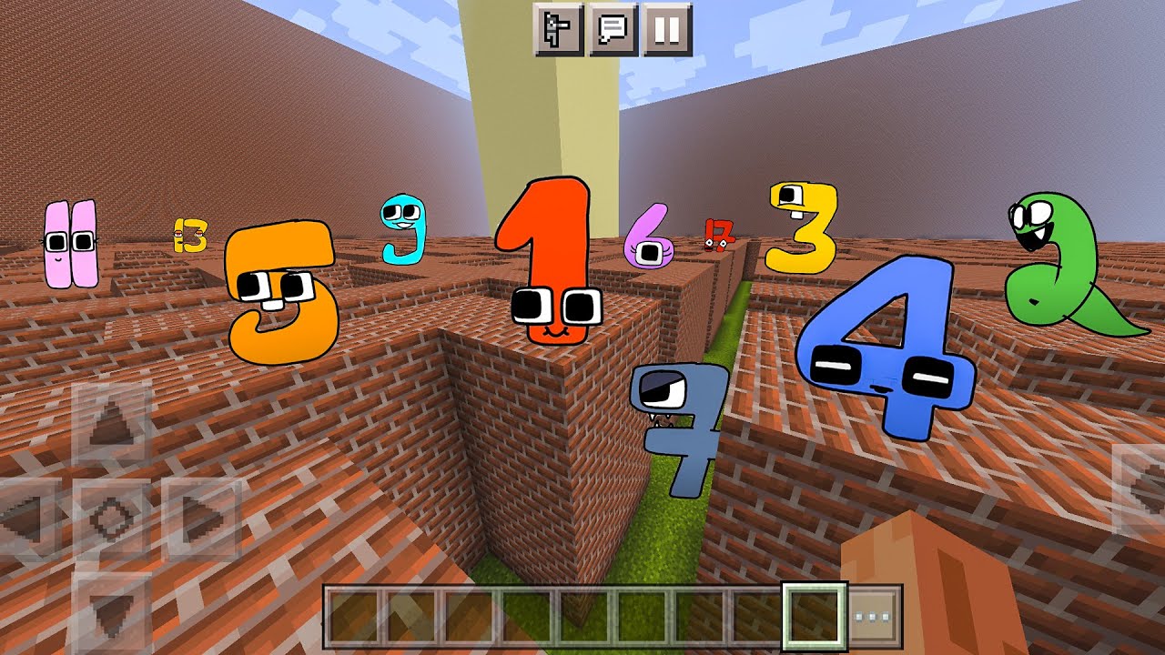 Lowercase Baby Number Lore CHASING Me in Minecraft PE