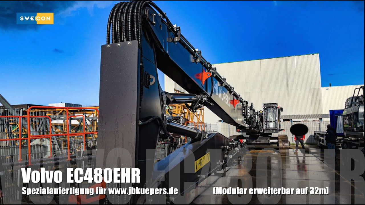 Volvo EC480EHR... Kurz vor der Auslieferung an Firma K&uuml;pers aus Osterwald.