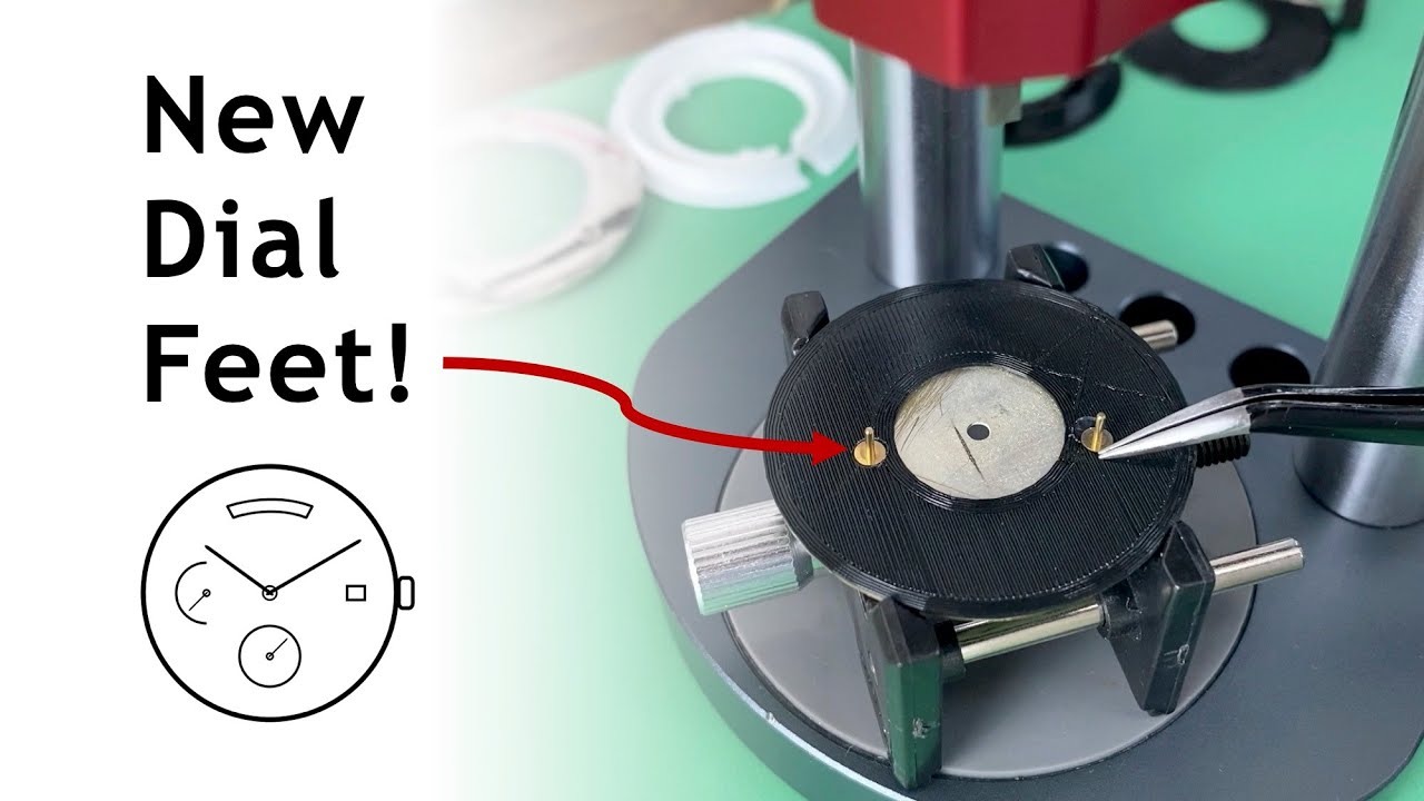 The Best and Simplest Way to Attach, Modify, and Repair Watch Dial Feet