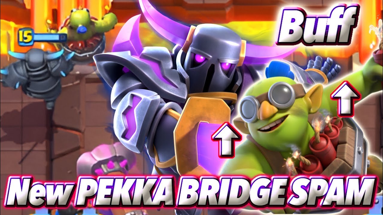 New PEKKA BRIDGE SPAM with Buff Demolisher😘-Clash Royale