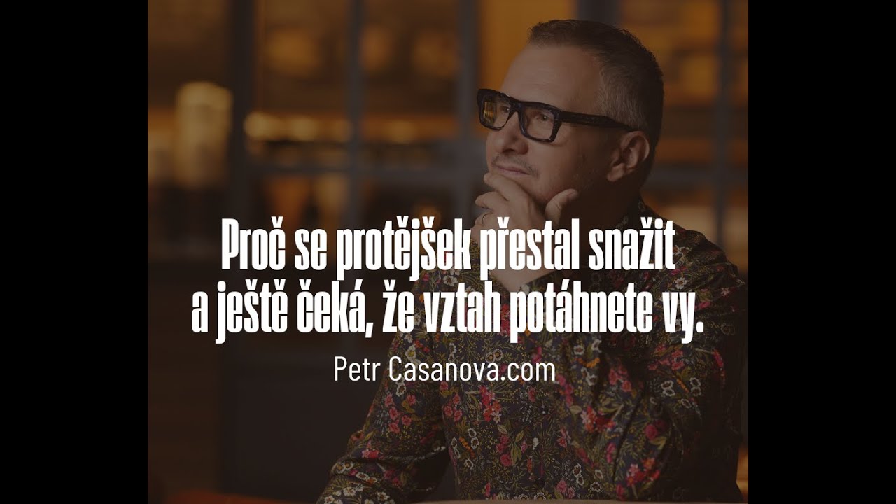 Proč se protějšek přestal snažit a ještě čeká, že vztah potáhnete vy