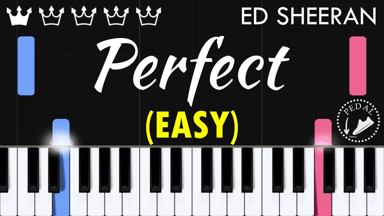 Perfect - Ed Sheeran - Easy Piano Tutorial