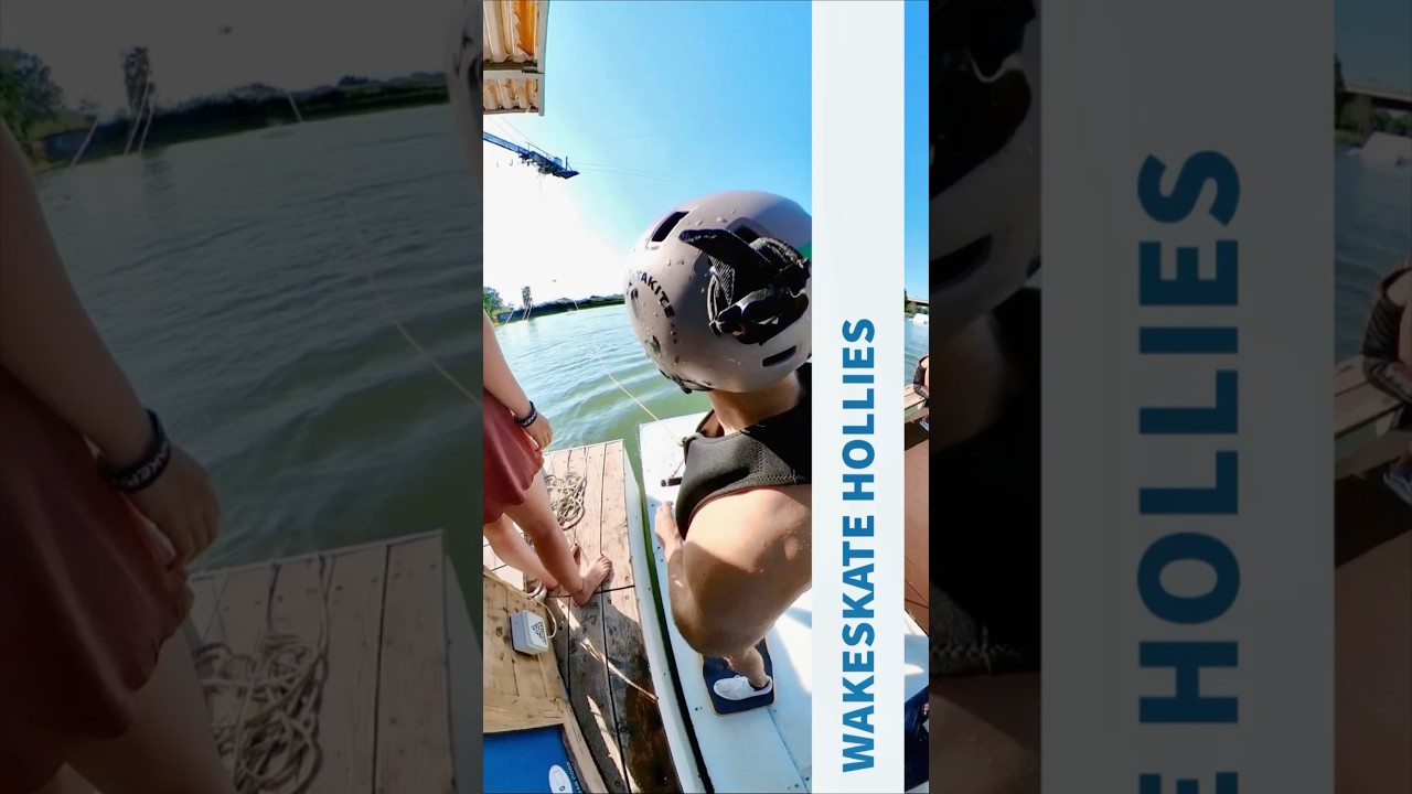 My First Attempts at Wakeskate Hollies: Cable Park Adventure!