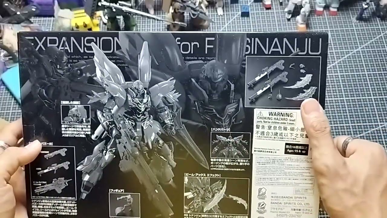 Unboxing J3K EP.16 P-Bandai Sinanju Expansion Set