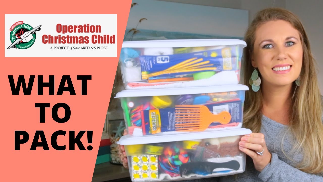 Best Items To Pack Operation Christmas Child Shoebox | Giving On A Budget