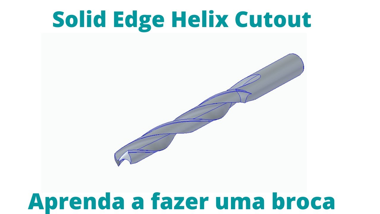 Solid Edge Helix Cutout