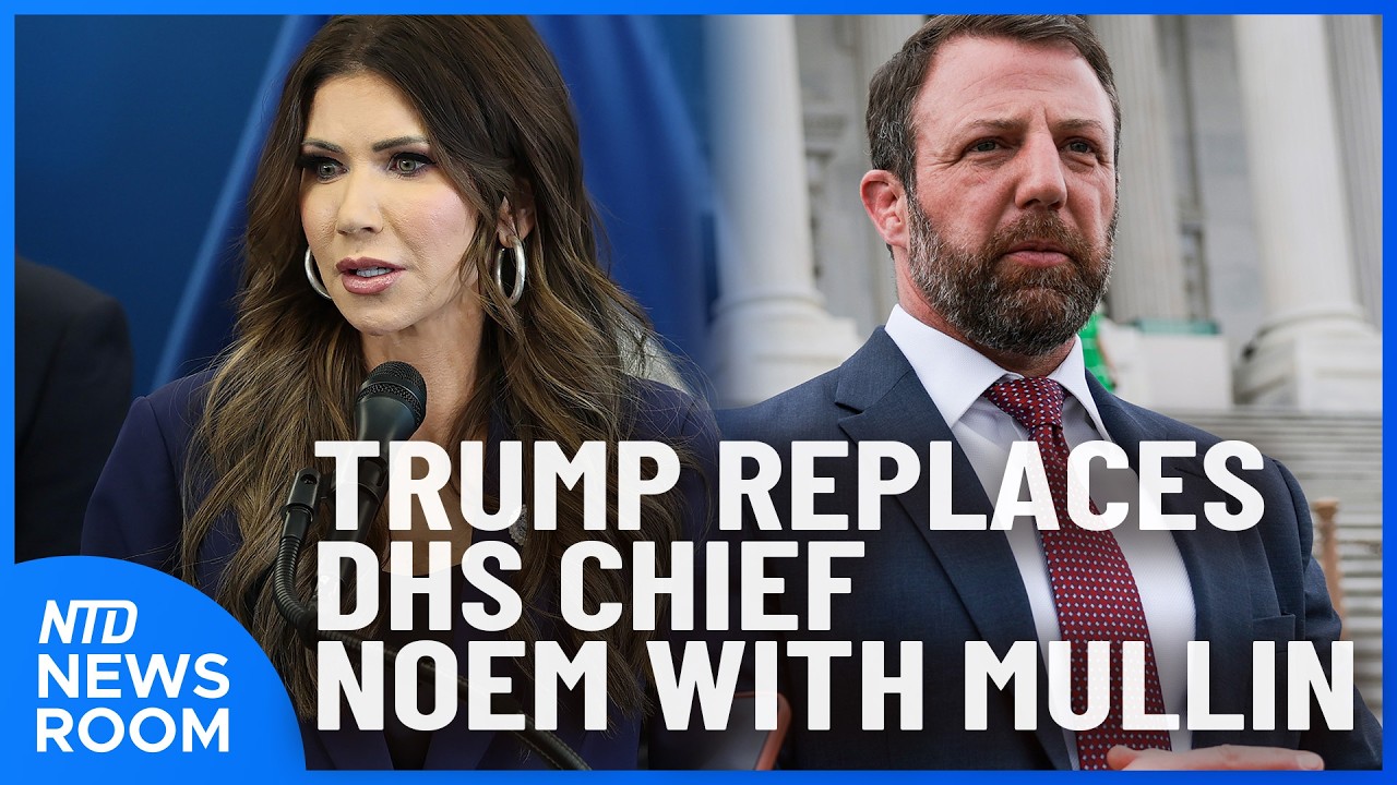 Sen. Mullin Replaces DHS Secretary Noem; Remaining Soldiers KIA Identified | NTD Newsroom (March 5)