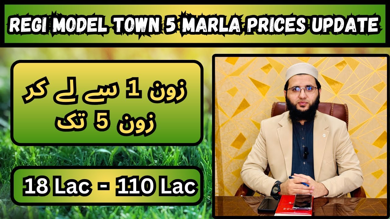 Regi Model Town (Peshawar) 5 Marla Plot Prices Update | Zone 1 to Zone 5 | 17 Lac to 115 Lac
