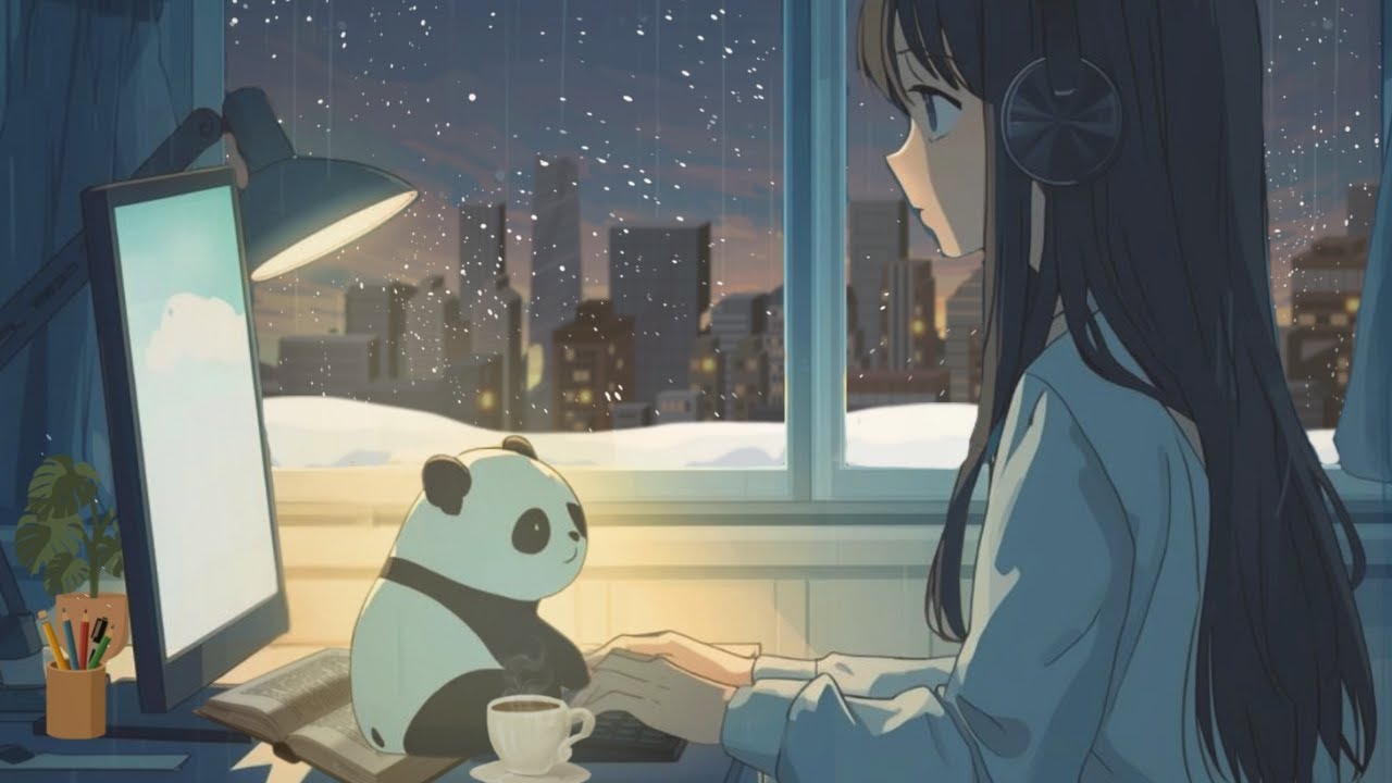 Quiet Winter Study Lofi ☕ Warm Focus Beats
