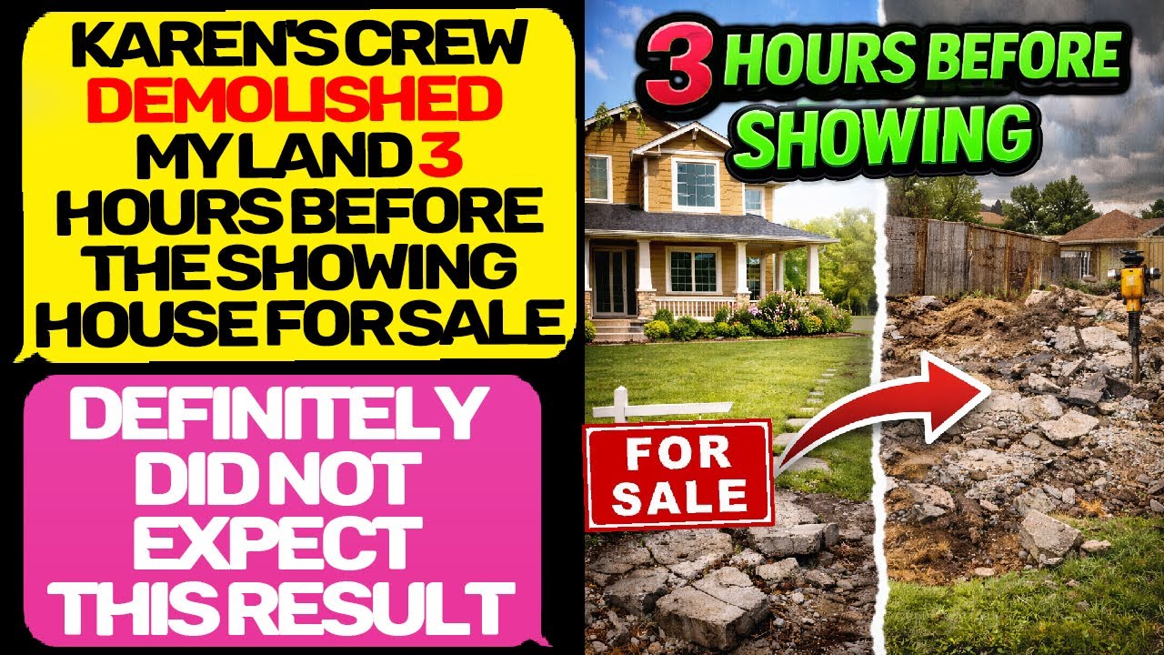 Construction Crew Destroyed My Yard and Property Before I Sold My House Huge Mistake Karen EP