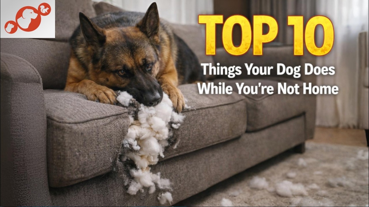 💥Dog Home ALONE? TOP 10 Things Your Dog Does While You&rsquo;re Not Home! 🔥🐕