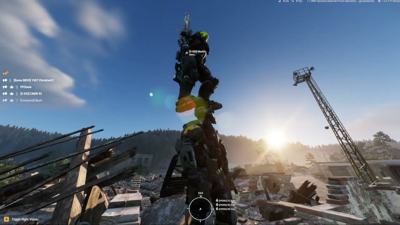 OPERATION:AT THE GIANT FOOT :PART 1 ESCALATION | HALO MILSIM | ARMA REFORGER