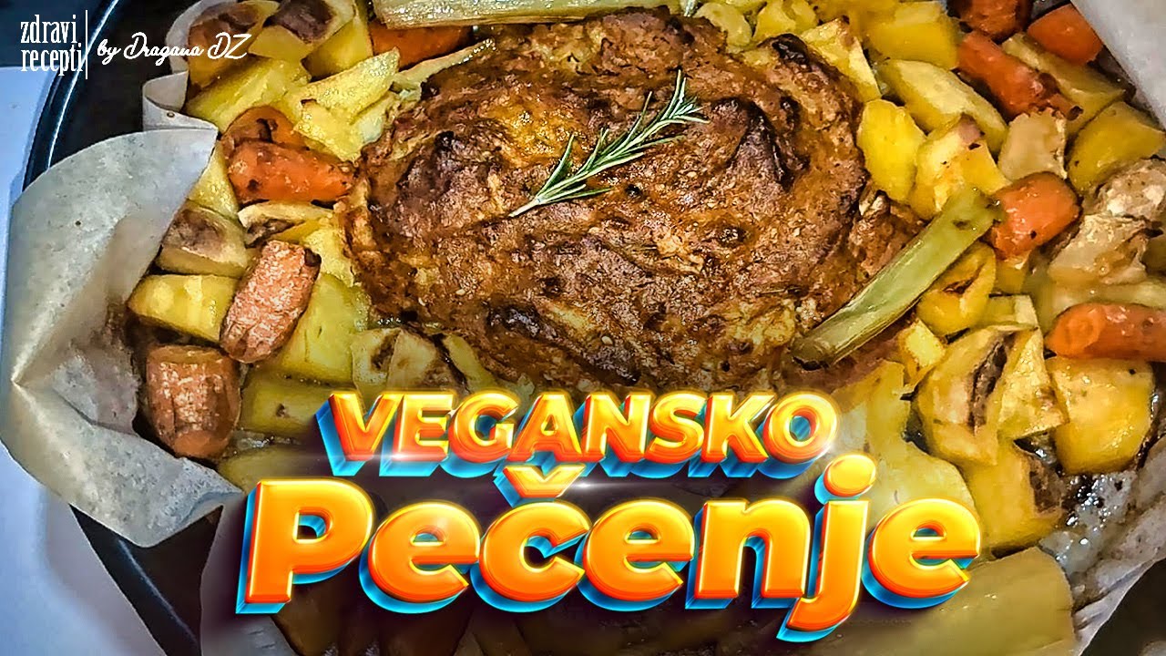 PRAZNIČNO VEGANSKO PEČENJE, mekano sa divnom koricom