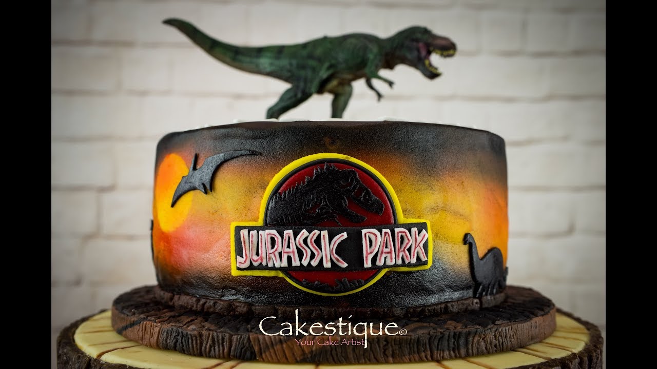 Cakestique - JURASSIC PARK CAKE