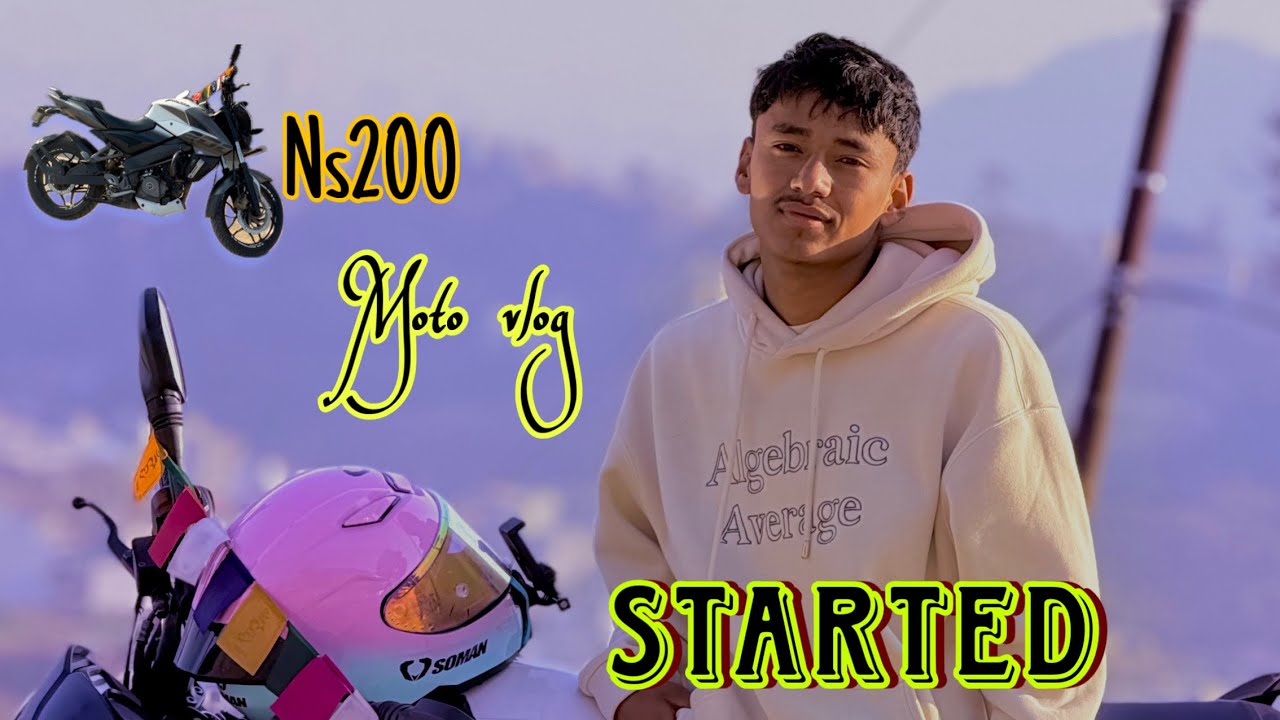 New_Moto_Vlog_Started🤭 bike ley kukurlai haneyaa😆 //Vlogs//