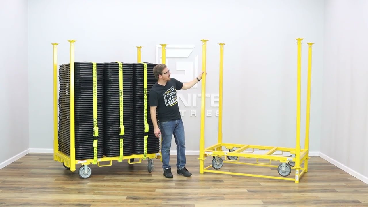 Overview: American Cart Warehouse Rack with 72