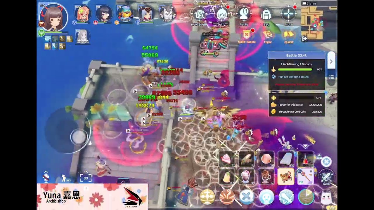 24 July WoE - Descent, POKEMON, Egg - Archbishop PoV - Ragnarok M Classic