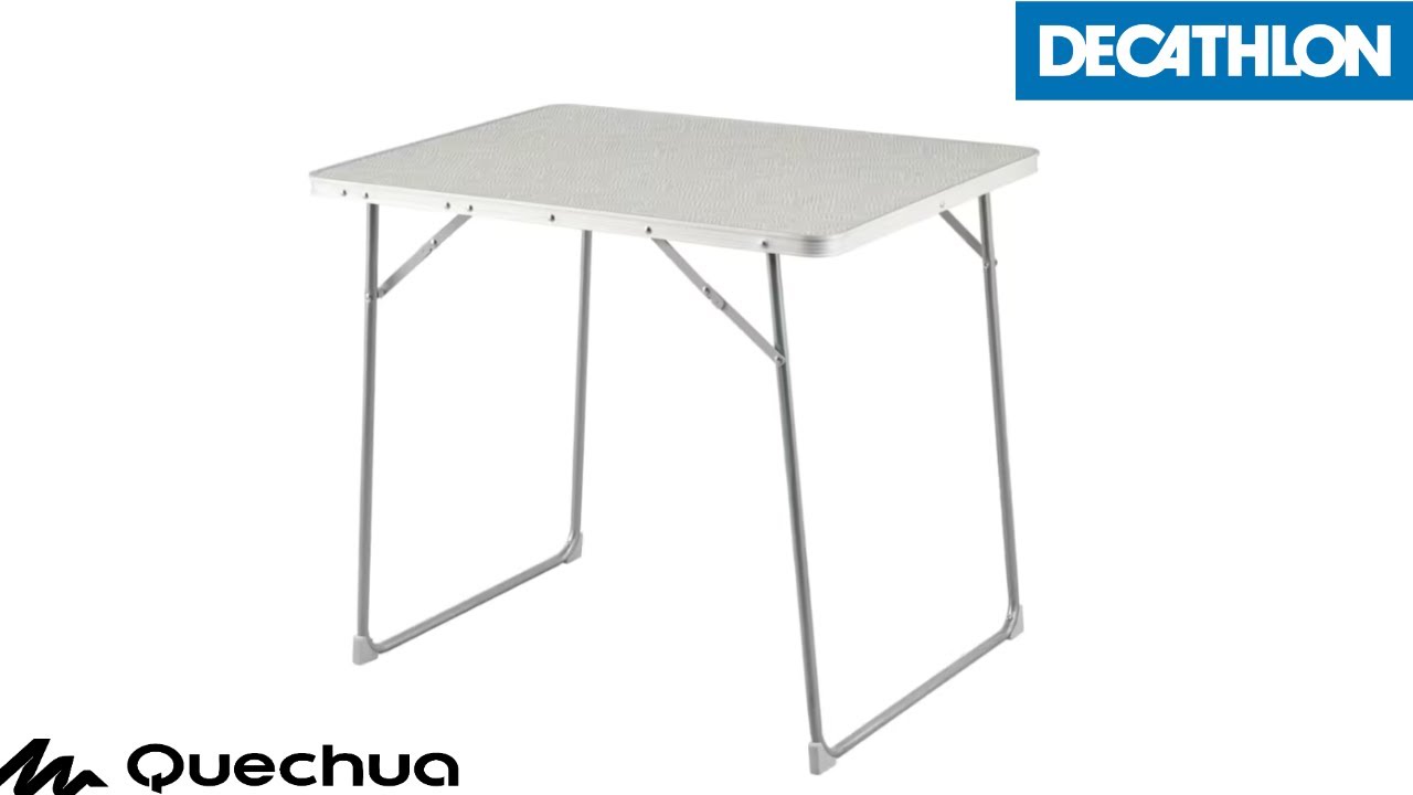 Mesa plegable de camping Quechua: La MAS barata del Decathlon