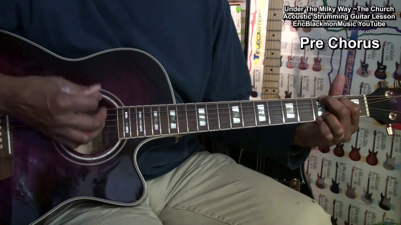 ✨UNDER THE MILKY WAY Easy Chords NO CAPO Guitar Lesson The Church @EricBlackmonGuitar