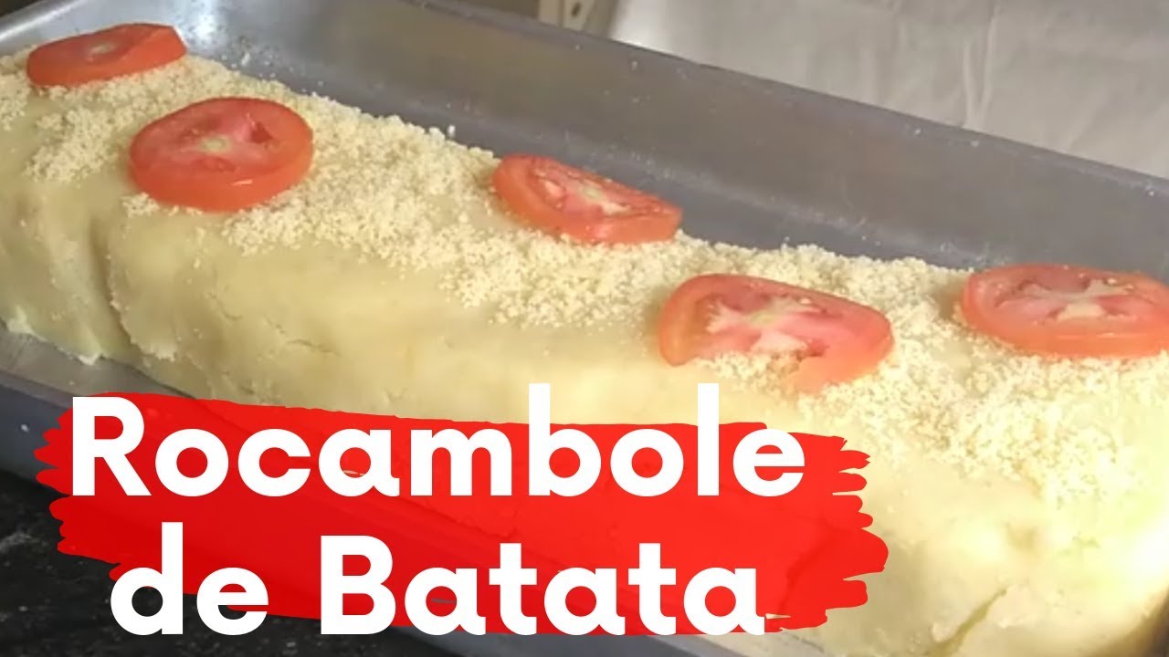 ROCAMBOLE DE BATATA Fácil de Fazer e Muito Gostoso | Roseane Carpinter