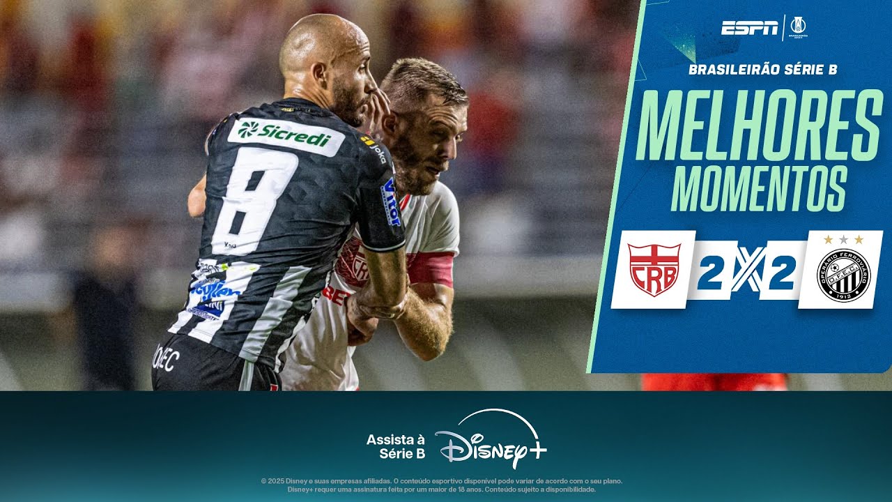 CRB SAI ATR&Aacute;S DO PLACAR, BUSCA O EMPATE CONTRA O OPER&Aacute;RIO, MAS FICA LONGE DO G-4 | Melhores momentos