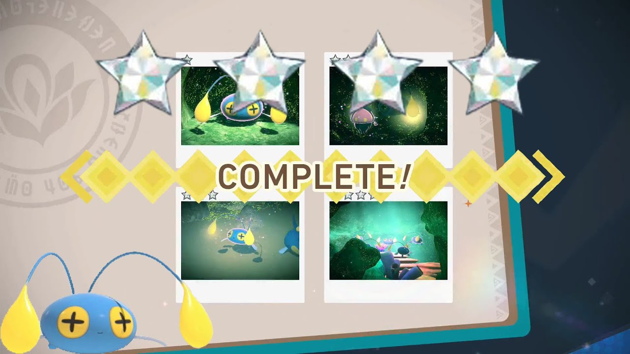 How To Get 1 To 4 DIAMOND STARS For Chinchou! New Pokemon Snap!