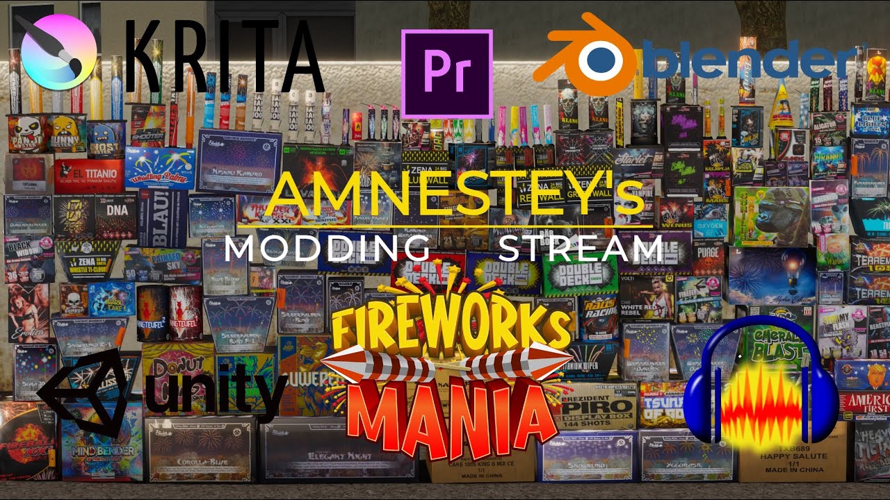 Making Mods for Fireworks Mania! - Live Stream
