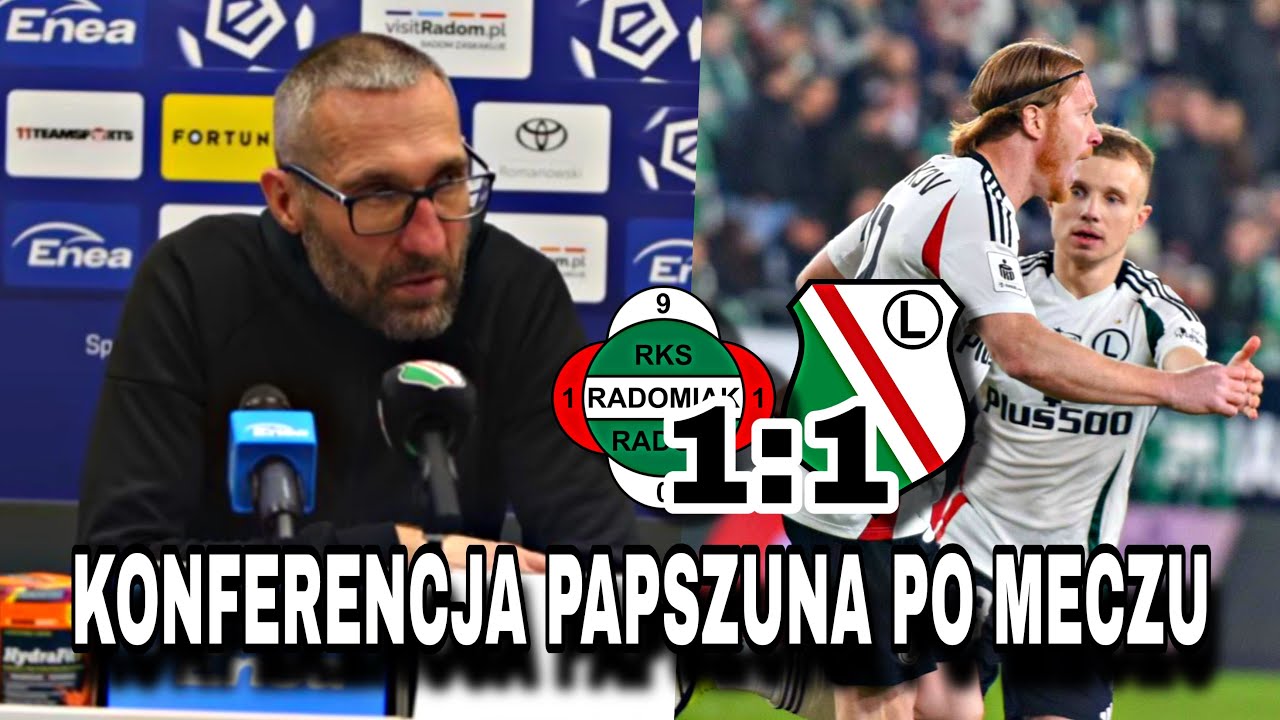 Konferencja Papszuna po meczu: Radomiak 1-1 Legia (13.03.2026) | Legia TV
