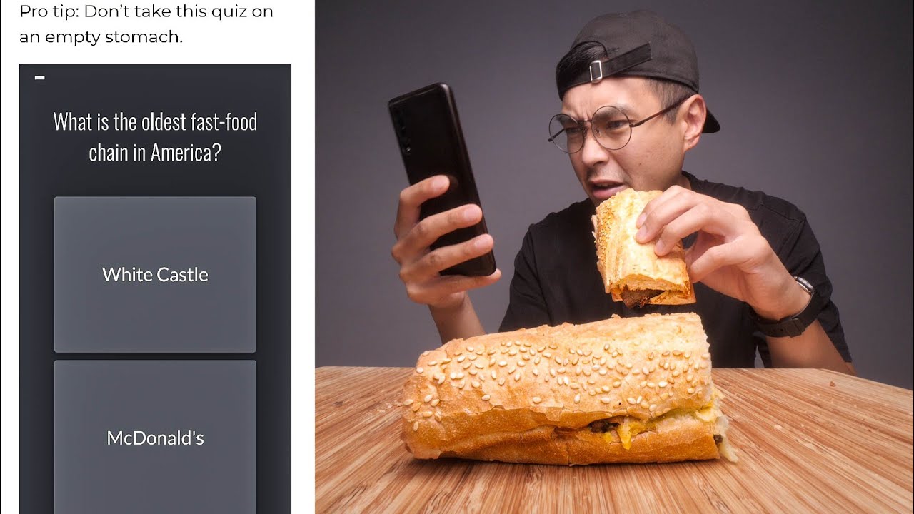 Eating Quiznos while taking a Quiz