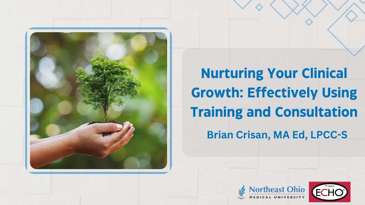 Nurturing Your Clinical Growth: Effectively Using Training and Consultation
